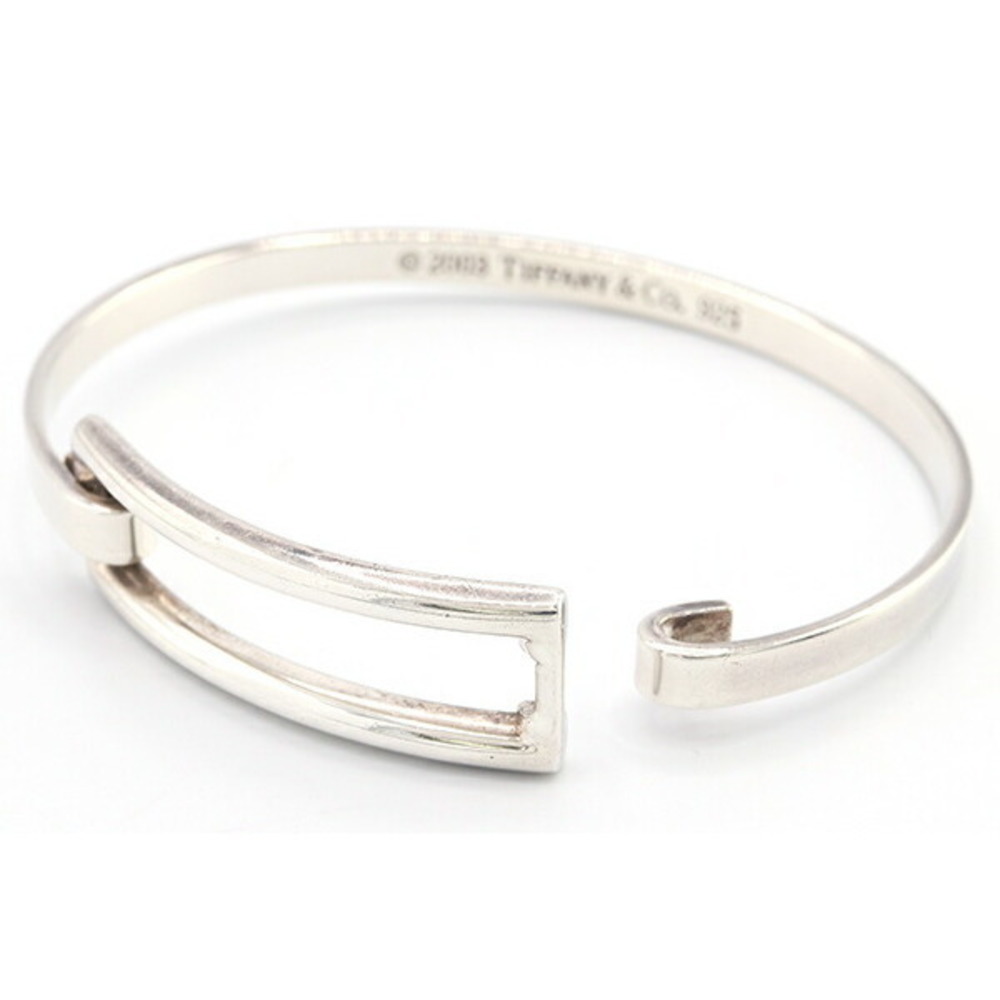 Tiffany Open Rectangle Bangle Sterling Silver - image 3